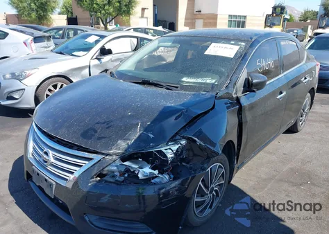 2014 Nissan Sentra S из США, поврежденный, VIN 3N1AB7AP6EL687680